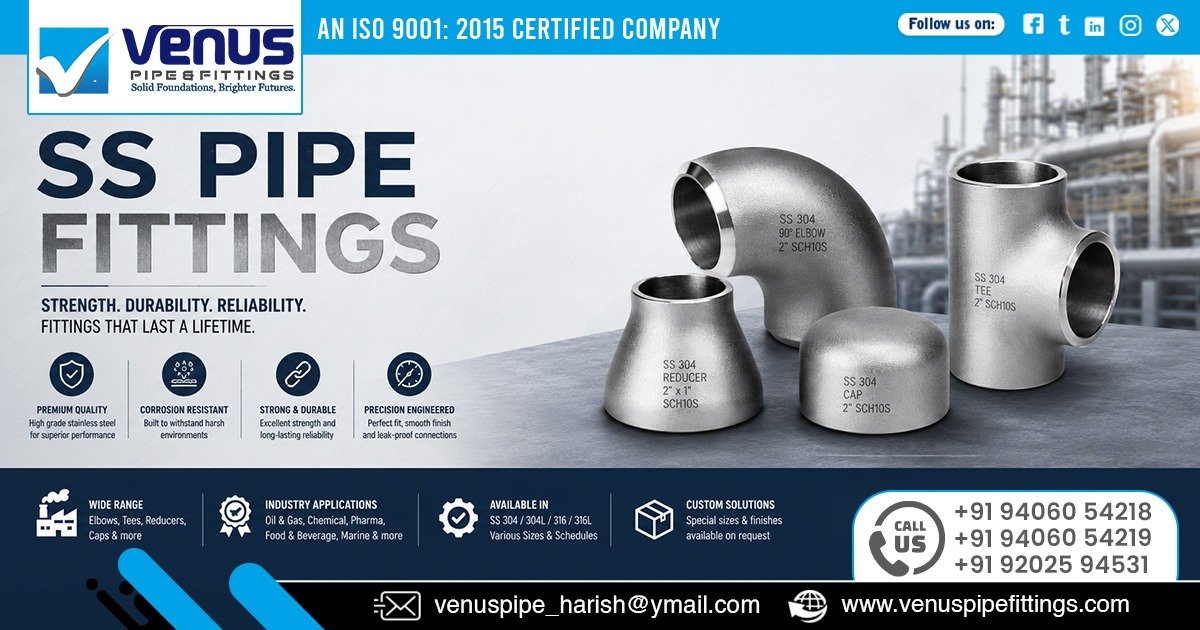 Stainless Steel Pipe Fittings Supplier in Andhra Pradesh