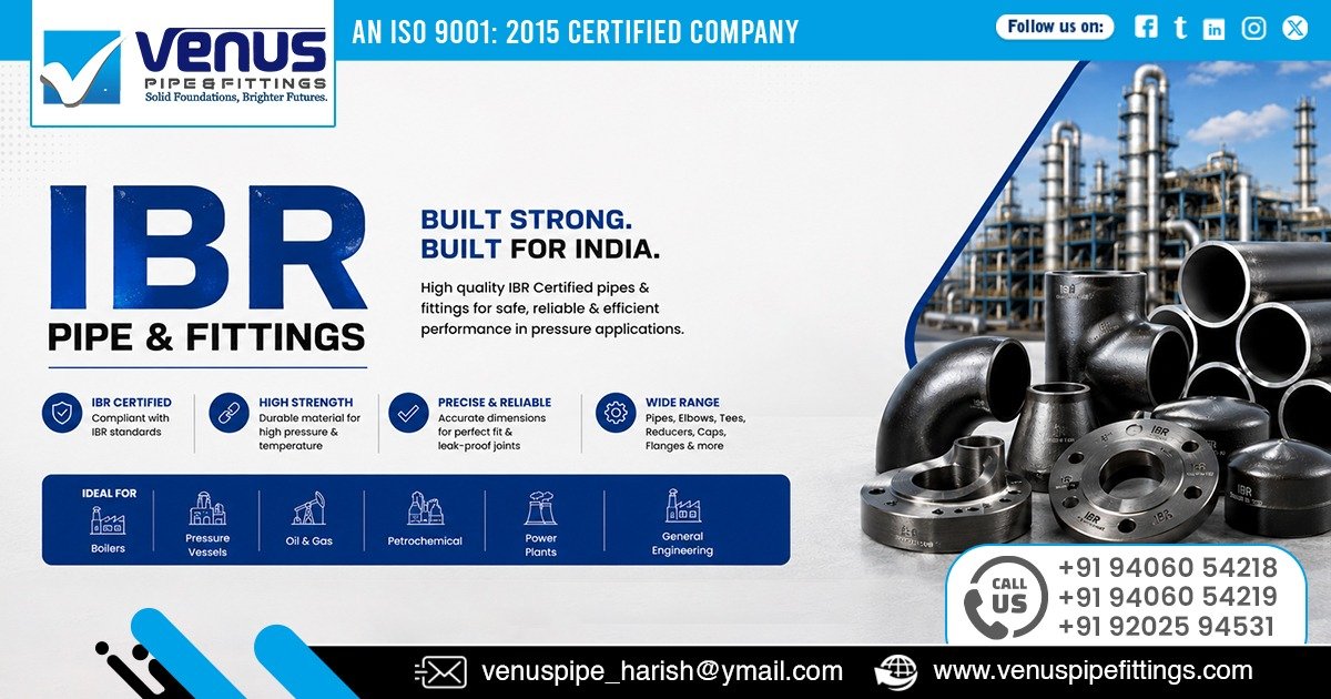 IBR Pipe and Fittings in Chhattisgarh