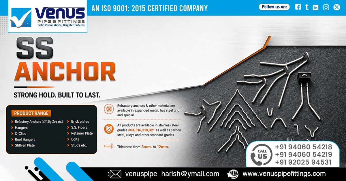 Stainless Steel Anchor Supplier in Chhattisgarh