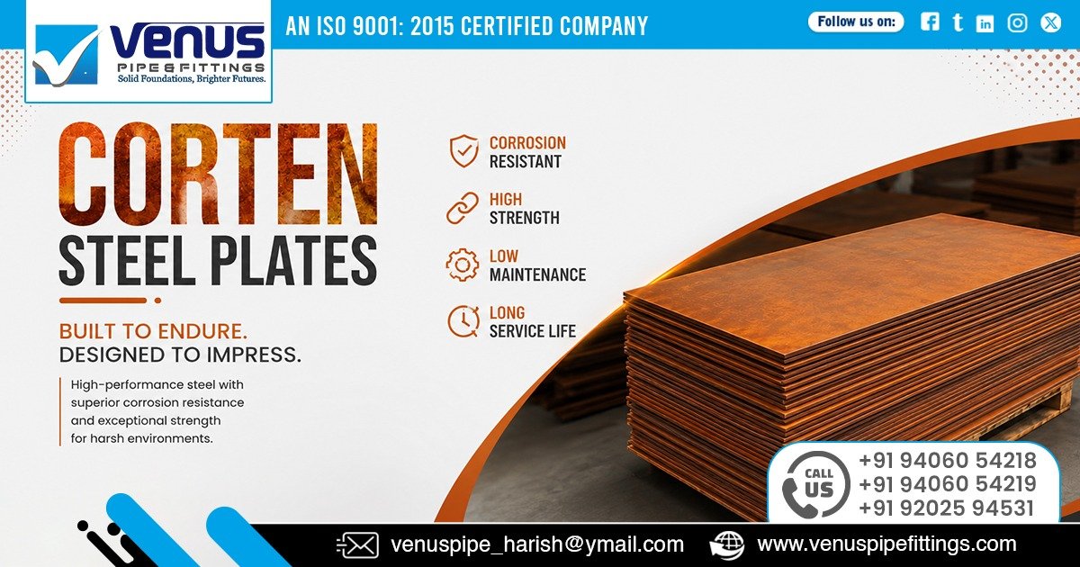 Corten Steel Plates in Andhra Pradesh provide weather-resistant, durable solutions for construction and industrial applications.