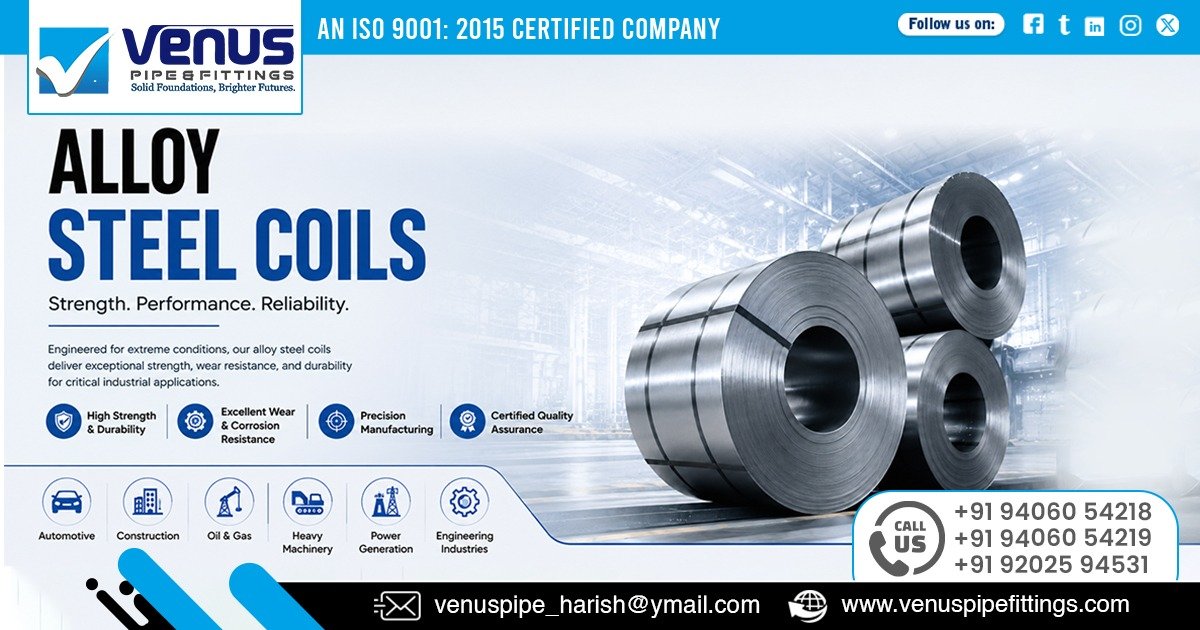 Alloy Steel Coils Supplier In Chhattisgarh