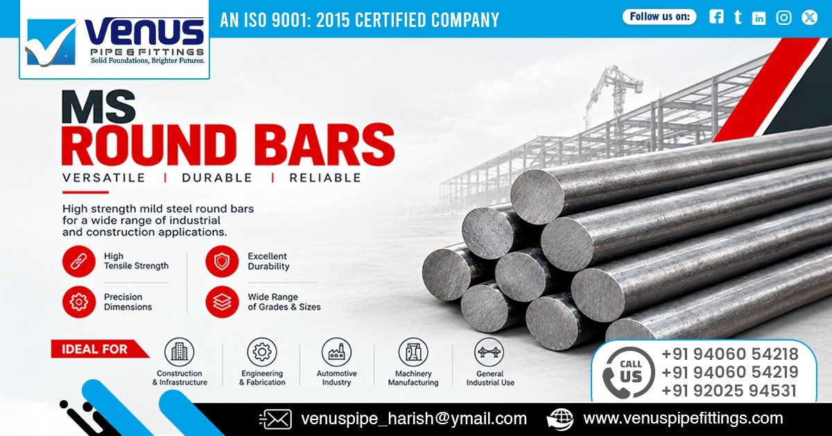 MS Round Bars in Chhattisgarh