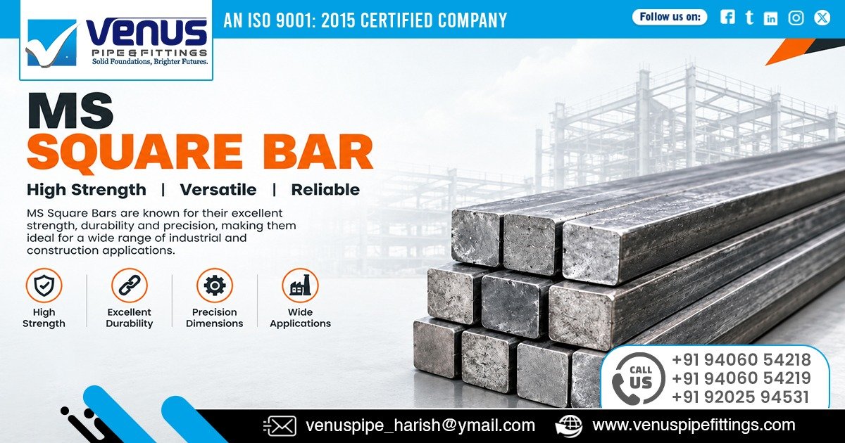 MS Square Bar Supplier in Andhra Pradesh