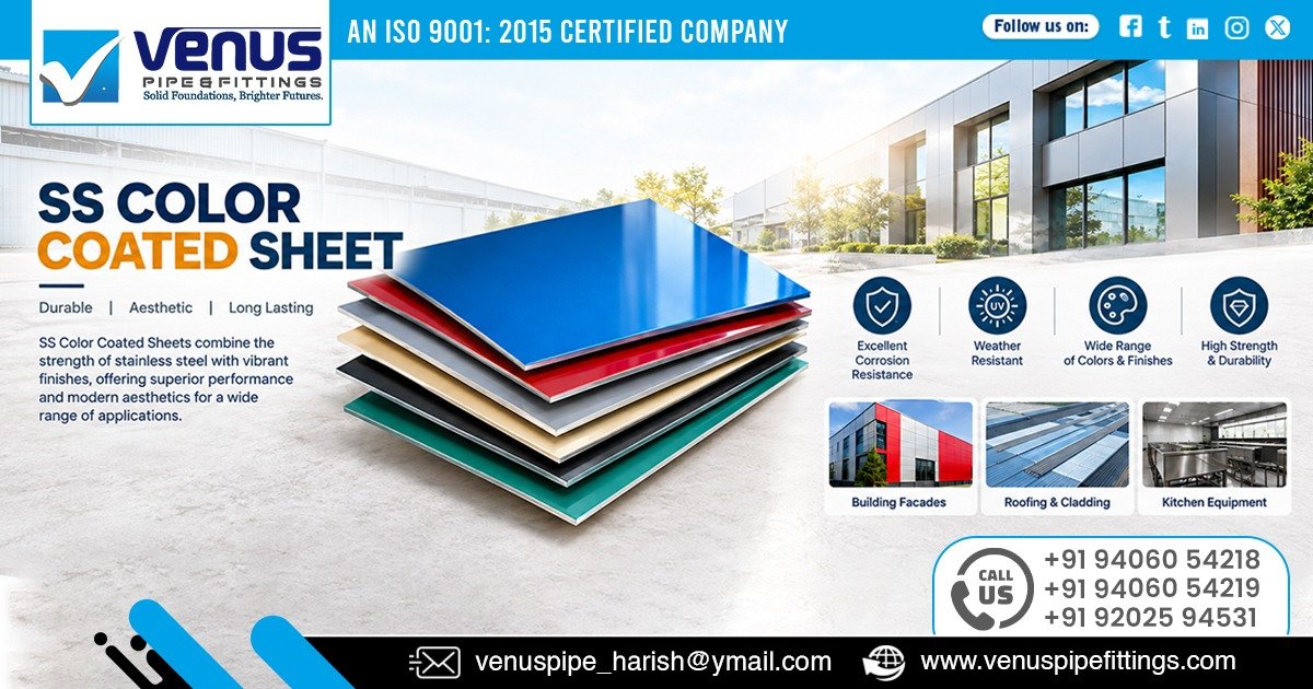 SS Color Coated Sheet Supplier in Chhattisgarh